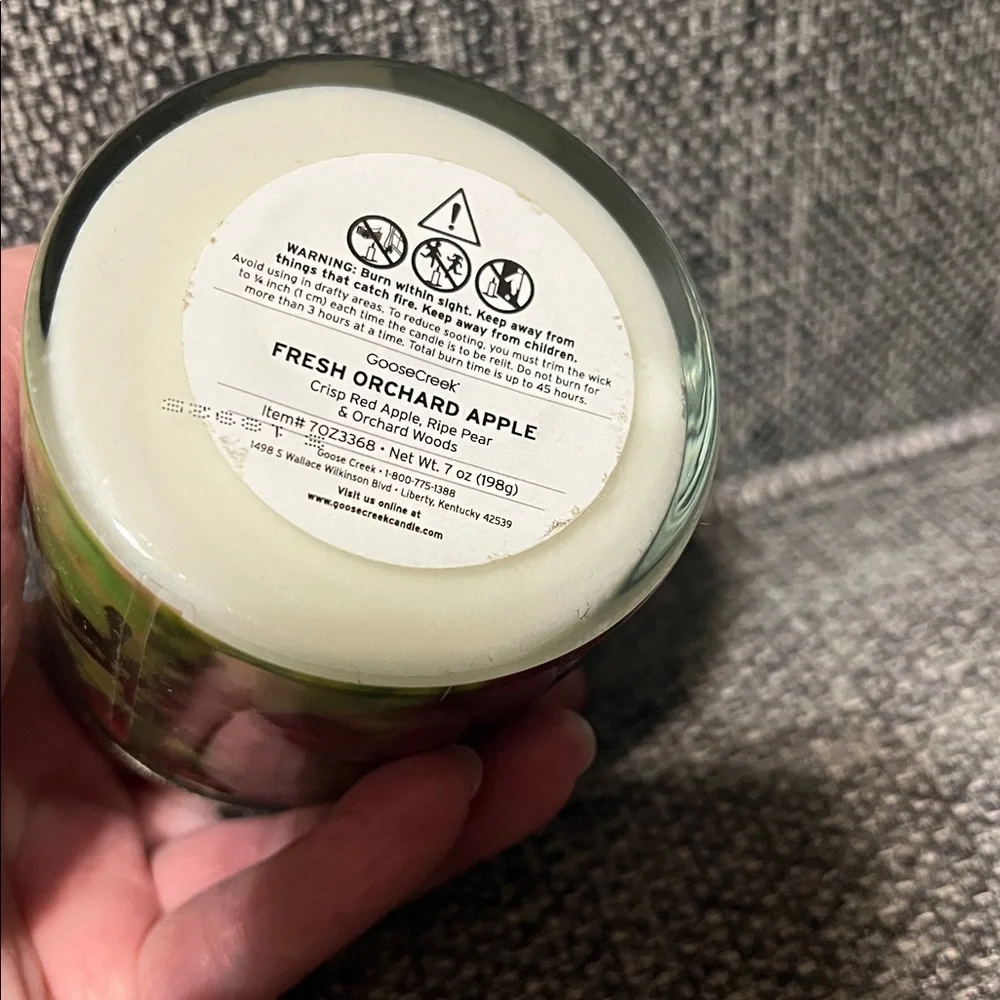 NWT Goose Creek Fresh Orchard Apple 7oz Single Wick Candle
